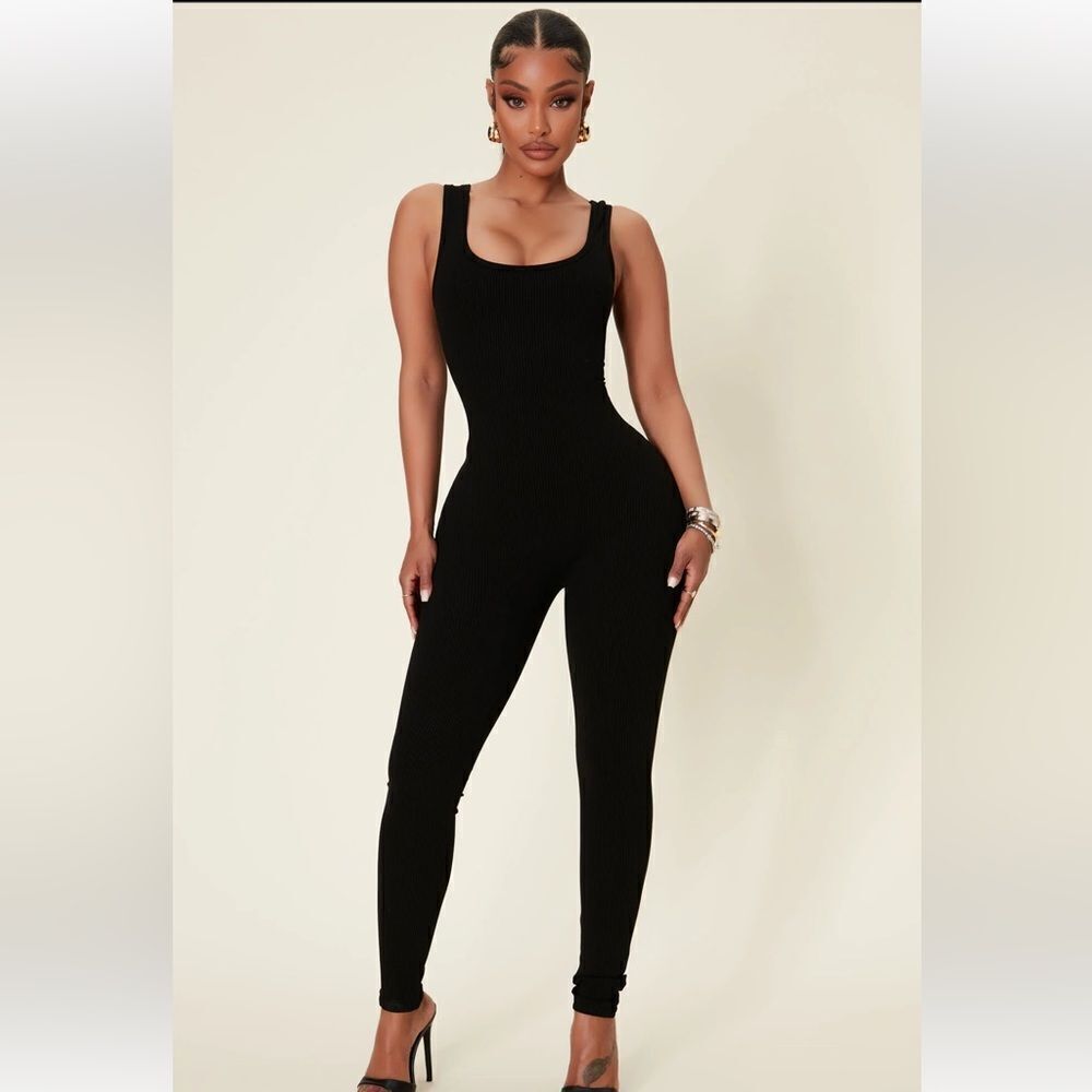 Fashion Nova Black Jumpsuit